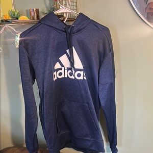 Adidas Blue Sweatshirt Hoodie